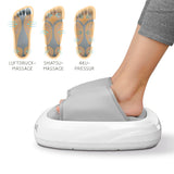 nah-vital Fuß-Massagegerät Akupressur weiß/grau mit Luftdruckmassage, Shiatsu-Massage und Akupressur für effektive Fußentspannung