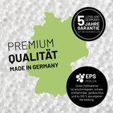 LUMALAND Luxury Fluffy Sitzsack stylischer Webplüsch Beanbag 120L Füllung in Lila, Premium Qualität, Made in Germany, 5 Jahre Garantie.