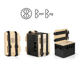 BeerBag - Das clevere Tragesystem für Bierkästen in Rucksack- und Hockerform mit breiten Tragegurten und Rückenpolsterung.