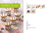 Kinderleichte Becherküche Set inkl. Messbecher-Set - Band 8 - kreative Osterhasen im Glas als Motivkuchen, einfach für Kinder ab 3 Jahren.