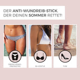 SUMMERSAVER Kosmetikum - Anti-Wundreib-Stick - Woman - 2er-Set schützt Oberschenkelinnenseiten, BH-Kontur und Füße vor Wundreiben.