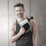 MAXXMEE Intensiv-Massagegerät - 3 Geschwindigkeitsstufen in schwarz/silber mit ergonomischem Design für einfache Anwendung und gezielte Muskelentspannung.