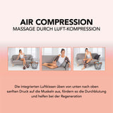 MAXXMEE Venen-Massagegerät mit Wärmefunktion für Arme & Beine, 2 Intensitätsstufen, Luftkompression und stufenlos verstellbar, schwarz.