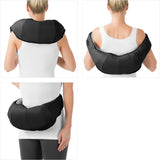 MAXXMEE Shiatsu-Massagegerät für Nacken & Schulter - grau/schwarz mit 3-in-1 Funktion zur gezielten Muskelentspannung