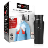 MAXXMEE Hemden- & Blusenbügler Kompakt 3 Stufen Trocknungszeit schwarz/silber zum Schnelltrocknen und Glätten von Hemden und Blusen