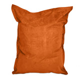 LUMALAND XXL Microvelours Sitzsack 380L, 140x180 cm, orange, wasserfest, gemütlich, Indoor-Alternative zu Sofa oder Sessel.