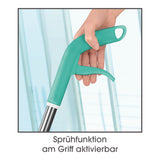 MAXXMEE Spray-Mopp - 380 ml Tank - türkis mit Sprühfunktion am Griff für einfaches und schonendes Reinigen ohne Putzeimer.