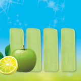 Abfluss-Fee Waschbecken 8x Duftstein Zitrone/Apfel zur Geruchsreduzierung und Verhinderung von Verstopfungen im Waschbecken.