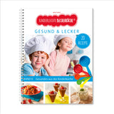 Kinderleichte Becherküche Buch DIN-A5 - Band 6 - Gesund und Lecker mit 20 kindgerechten Kochrezepten und bunten Messlöffeln.