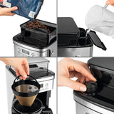 FRESH-AROMA-PERFECT Superior Filterkaffeemaschine mit Mahlwerk und Thermokanne für bis zu 8 Tassen Kaffee.