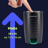 GOURMETmaxx Snackspender 15 x 7,7 cm schwarz/mint, stilvoller Snackspender mit großem Einfüllschacht für sauberen Snackgenuss.