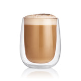 GOURMETmaxx Thermoglas Set 4-tlg. mit doppelwandigem Borosilikatglas für Cappuccino und Latte Macchiato, wärmeisolierend, 250-350 ml.