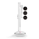 MAXXMEE Akku-Rotationsmopp mit rotierenden Mikrofaserpads, Sprühfunktion und kabellosem Design, ca. 110 cm hoch, weiß.