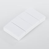 GOURMETmaxx Klemm-Schublade für Kühlschrank - 3er-Set mit EVA-Pads für vielseitige Befestigung und einfache Reinigung, transparent/blau.