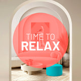 LUMALAND Sitzsack Pouf (50 L) in Aquamarin als moderner Sitzhocker und Fußschemel für Indoor und Outdoor.