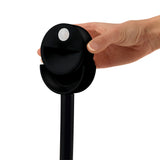 MAXXMEE LED-Sensorlicht mit Bewegungsmelder und Erdspieß, grau, kompakt, kabellos, wetterbeständig und einfach aufstellbar, 2er-Set.