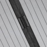 Hoberg Tür-Insektenschutz 100 x 210 cm mit Magnetverschluss, anthrazitfarben, luftdurchlässig und selbstschließend für Balkontüren.