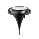 GARVIDA Solar-Bodenleuchte Dämmerungssensor - kabelloser Solar-Bodenstrahler mit Erdspieß und Tageslichtsensor, IPX4 Outdoor-Ausführung.