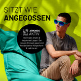 LUMALAND Sitzsack Classic XXL Türkis mit 380 L Volumen, atmungsaktiv und flexibel anpassbar für drinnen und draußen.