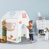 Imaginew Playhome Spielhaus Bauernhof & Kaufmannsladen, bemalbares, wiederverwendbares und flexibel erweiterbares Spielhaus für Kinder.