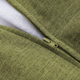 LUMALAND Sitzsack Interior Line Lime in Leinenoptik mit Reißverschluss und Innensack für einfache Reinigung und langlebigen Komfort.