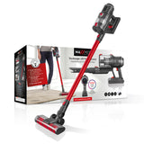 MAXXMEE Akku-Zyklon-Staubsauger PLUS mit Saugkraftregulierung und Anti-Hair-Wrap-Technologie, kabellos und beutellos.