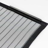 Hoberg Tür-Insektenschutz 60 x 195 cm mit Magnetverschluss, selbstschließend, anthrazitfarben, flexibel zuschneidbar, ohne Bohren.