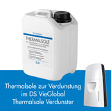 DS VieGlobal Thermalsole - 2,5l zur Verdunstung, erhöht Salzionen in der Raumluft, direkt anwendbar, ohne Anmischen, Raumklima verbessern.