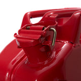 Oxid7® Metall Benzinkanister Kraftstoffkanister rot 20 Liter, einbrennlackiert, UN-zugelassen, Jerrican-Verschluss, geeignet für Bio-Ethanol.