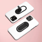 flapgrip Handyhalterung - Smartphone-Halterung - rosa an weißen Smartphones, klappbar und zur sicheren Handhabung und Stabilität geeignet