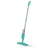 MAXXMEE Spray-Mopp - 380 ml Tank - türkis mit integrierter Sprühfunktion und abnehmbarem Tank für schonende Bodenreinigung.