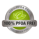 Bratoni Aluminium-Pfanne Diamant 20 cm blau mit 100% PFOA-freier, umweltfreundlicher Antihaftbeschichtung.