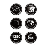 MAXXMEE Dampfbügeln Trockner Wäscheständer Schnelltrocknung Hemden NEU 3-in-1 mit Platzsparfunktion, 1350 Watt, für bis zu 5 Hemden, umweltfreundlich.