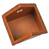 Hoberg Rost-Pflanztöpfe - 2er-Set, dekorativer Blumenkübel mit Rost-Optik und Abflussloch für wetterfeste Gartendeko.
