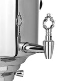 KATHARINA Samowar - 15 l mit elegantem Ablasshahn aus Edelstahl für professionelles Teekochen und Wassererhitzen.