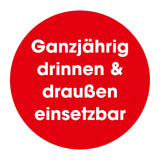 CHRISTmaxx LED-Lichterbaum - 58 cm mit 21 warm-weißen LEDs, batteriebetrieben, für drinnen und draußen, inklusive Erdspieß und Saugnäpfen.