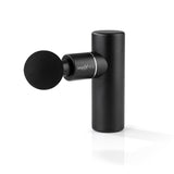 MAXXMEE Massagegerät Mini Gun in schwarz, kompakt, kabellos mit 4 Geschwindigkeitsstufen und Aluminium-Body für intensive Massage.