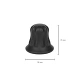 PONY PUFFIN Onyx Schwarz Styling Tool für mehr Volumen und Halt im Zopf, unsichtbar, passend für alle Haarfarben.