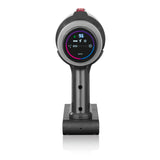 MAXXMEE Akku-Zyklon-Staubsauger PLUS mit digitalem Display für automatische Saugkraftregulierung und bis zu 60 Minuten Laufzeit.