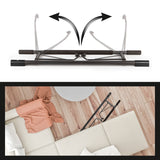 FitEngine - Klimmzugstange für den Türrahmen schwarz/grau, stabile Montage ohne Bohren, flexibel für effektives Krafttraining bis 130 kg.