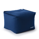 LUMALAND Sitzsack-Hocker - Navyblau, 200 L, modular kombinierbar, mit robusten Nähten, EPS-Füllung, abwischbarem Bezug und verdeckten Reißverschlüssen.