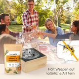 VapoWesp Pulver Orange & Rosemary - 100 g für aromatischen Duft und natürliche Wespenabwehr mit Orange und Rosmarin.