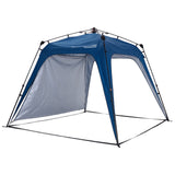 Where Tomorrow - Pop up Pavillon - Faltpavillon - 10 Sek. Quick-up-Aufbau - Blau, wasserdicht, winddicht mit Seitenwand.