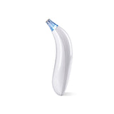 VITALmaxx Porenreiniger 5-tlg. mit Aufsatz für Mikrodermabrasion in Weiß, kompakt für porentiefe Reinigung und Hautpflege unterwegs.