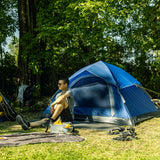 Where Tomorrow - Pop up Wurfzelt für 3 Personen in Blau, schneller 10 Sek. Aufbau, wetterfest und ideal für Outdoor-Abenteuer.