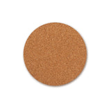 TURM GIN Untersetzer Kork - blau mit Logo, rutschfest, schützt Oberflächen, 10 cm Ø, typisches TURM GIN Design.