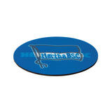 Hertha BSC Untersetzer 3D 10,5x10,5 cm 5er-Set blau/weiß mit Vereinslogo und wechselndem Schriftzug für sicheren Stand.