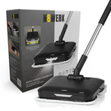N8WERK Akku-Vibrationsmopp Midnight Black Edition mit Sprühfunktion, LED-Beleuchtung und vibrationsunterstützter Reinigung für alle Böden.