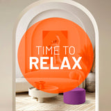 LUMALAND Sitzsack Pouf (50 L) lila als moderner Sitzhocker und Fußschemel für In- und Outdoor mit pflegeleichtem Material.