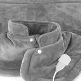 VITALmaxx Wärmekissen - Für Nacken & Rücken - grau mit abnehmbarem Bedienteil und 6 Heizstufen für optimale Wärmeverteilung.